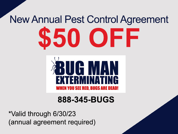 $50 Off Pest Control Agreement