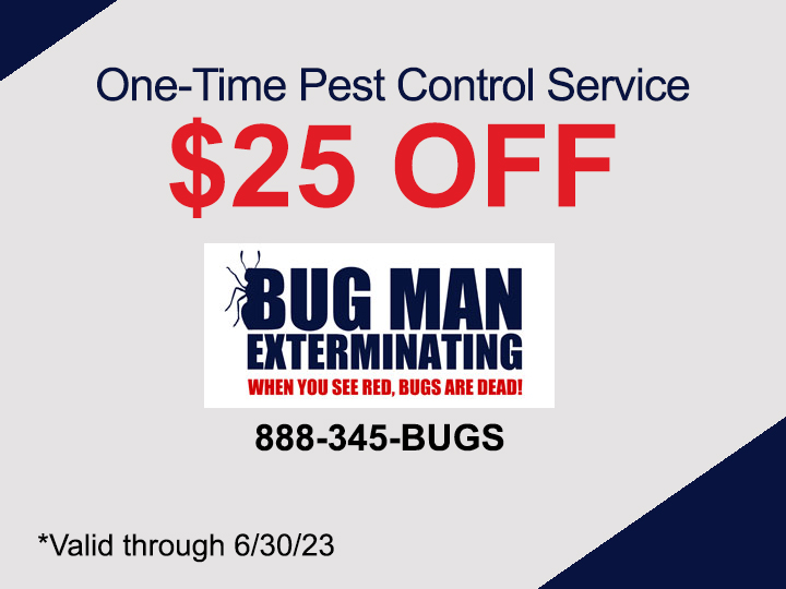 $25 Off One-Time Pest Control Service