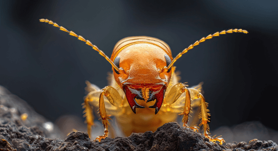 Formosan termites close up